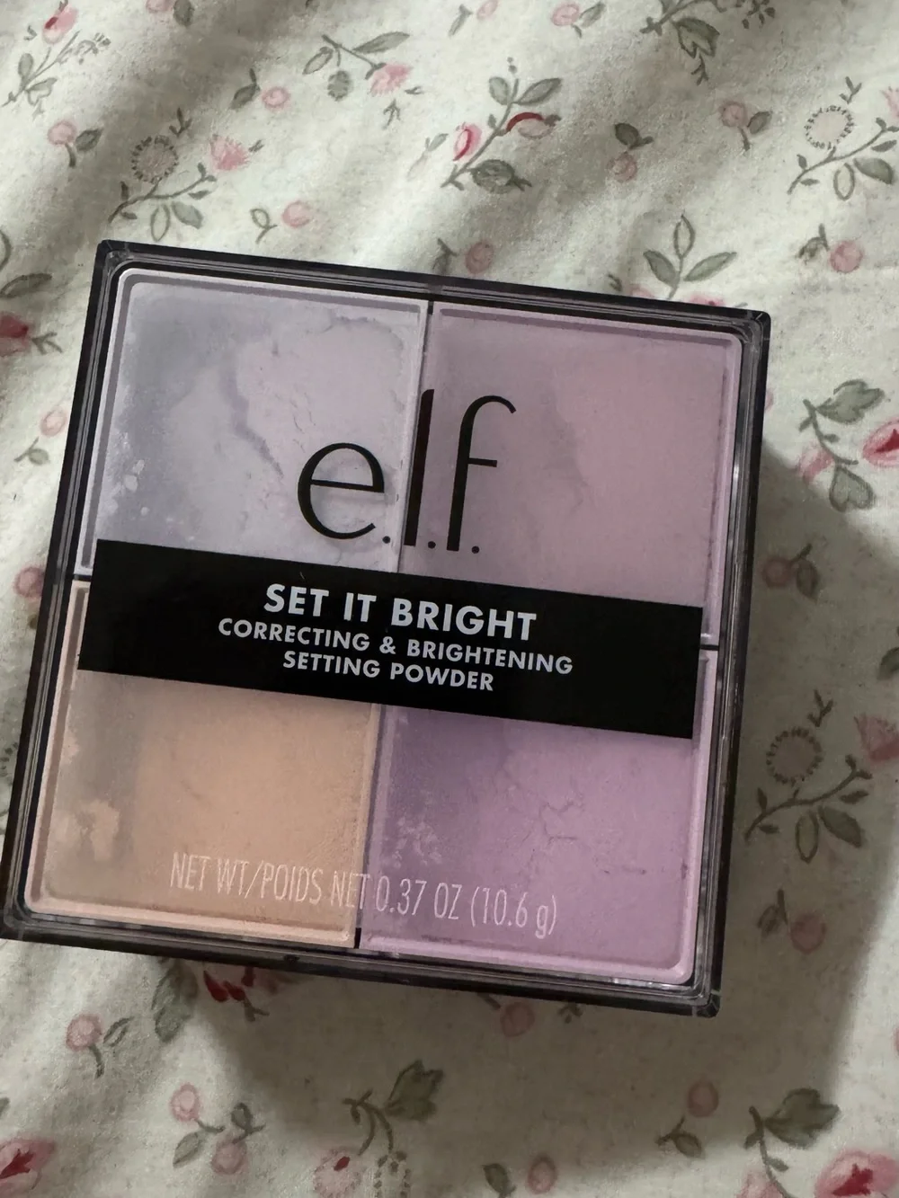 ELF Black Compact Setting Powder set it bright